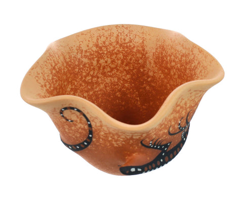 Zuni Indian Gecko Pottery Hand Crafted By Artist Lorenda Cellicion SN20028